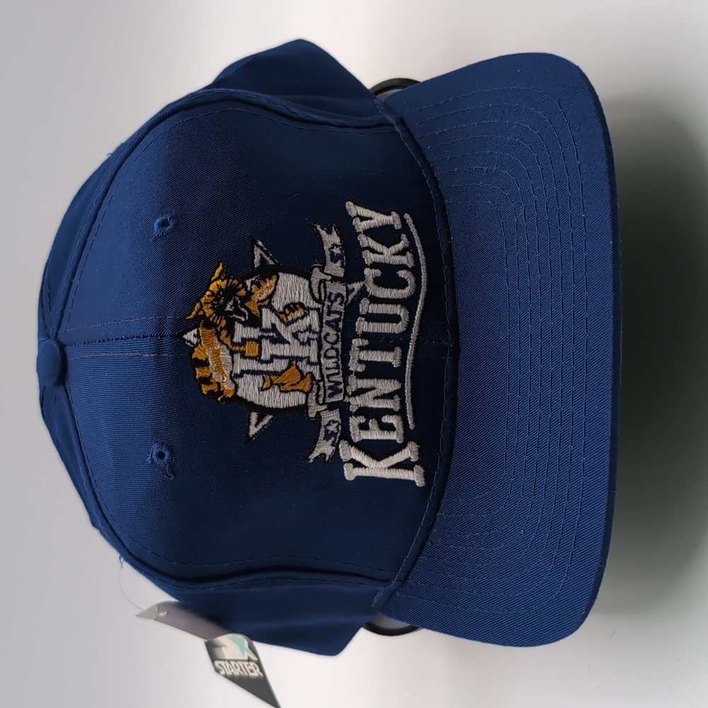 Starter| NWT Vintage University of Kentucky Wildcats Sports Cap Green Brim - Picture 4 of 16